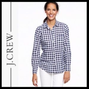 J.CREW ClassicFit Gingham Shirt